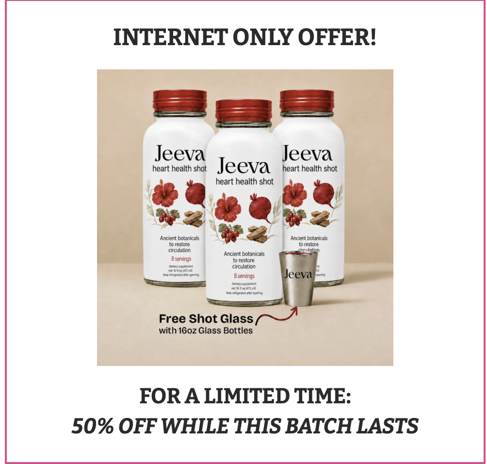Internet only offer: Jeeva bottles with free shot glass, 50% off while this batch lasts